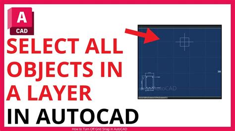 how to select all objects on a layer in cad