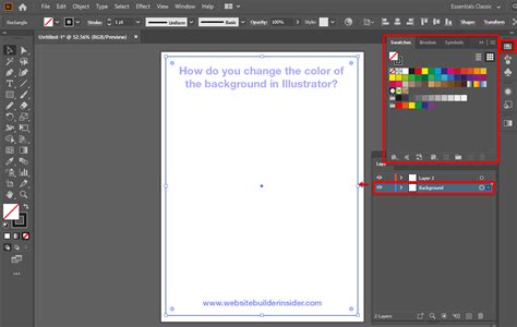 How To Select Background In Illustrator