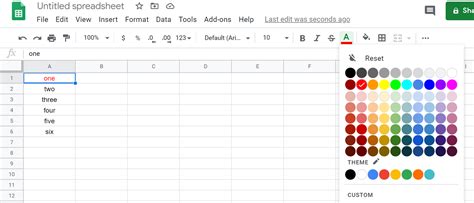 how to select cells in google sheets