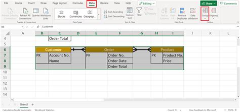how to select diagram in excel
