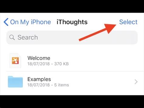 how to select multiple files on my iphone