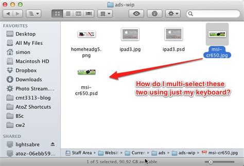 How To Select Multiple Pictures Using Keyboard
