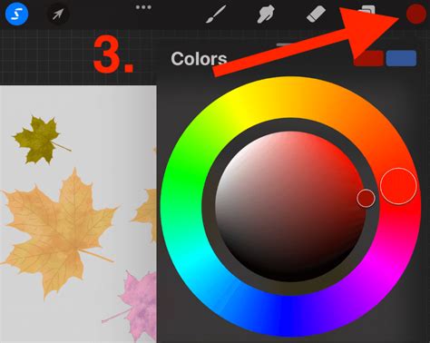 how to select part of an image on procreate