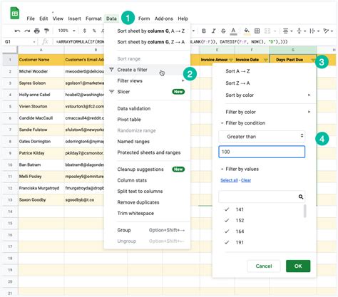 how to select rows with specific text in google sheets