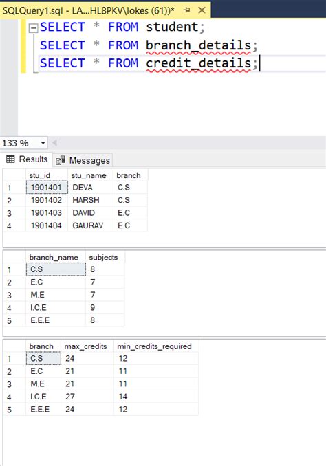 how to select two tables in sql