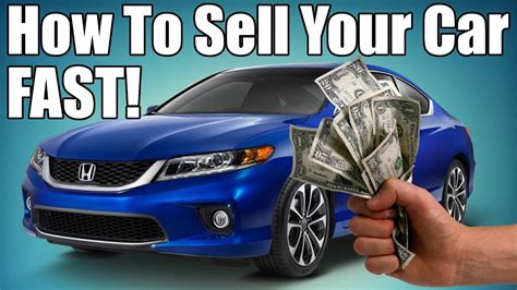 how to sell my car online fast