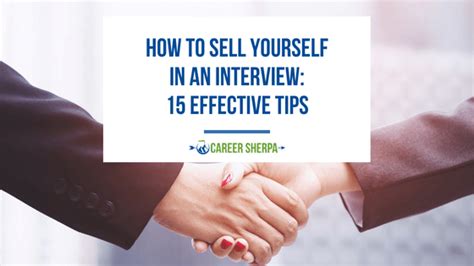 how to sell yourself in an interview with no experience example