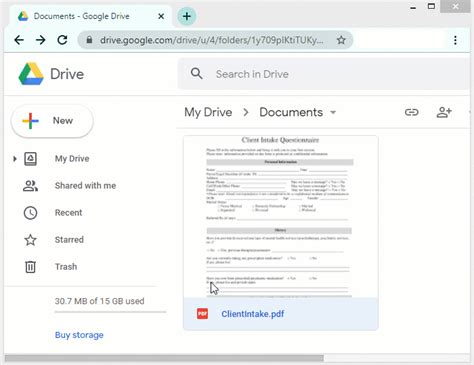 how to send a document in google drive