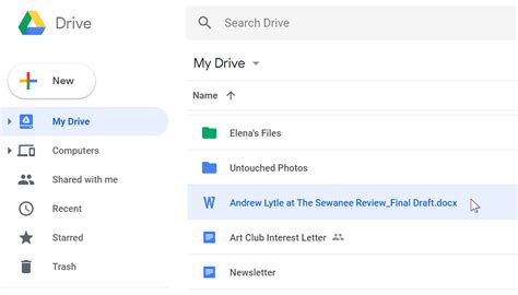 how to send a file in google drive
