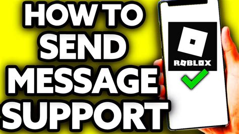how to send a message to roblox