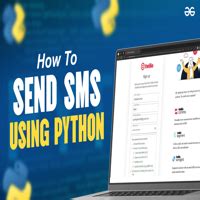 how to send a sms using python