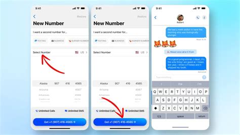how to send a text from a different phone number