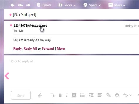 how to send a text from my email