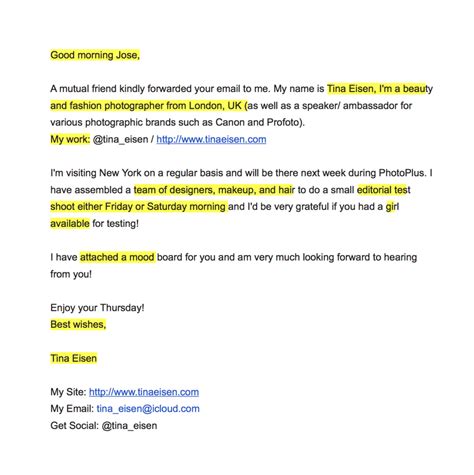 How To Send An Email To A Modeling Agency