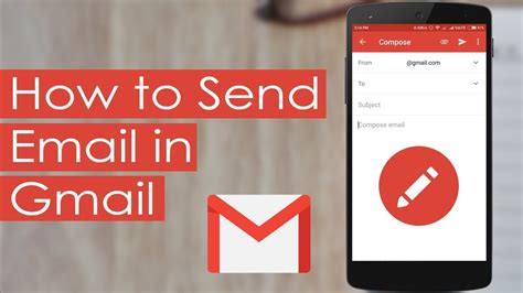 how to send an email to someone on gmail using phone