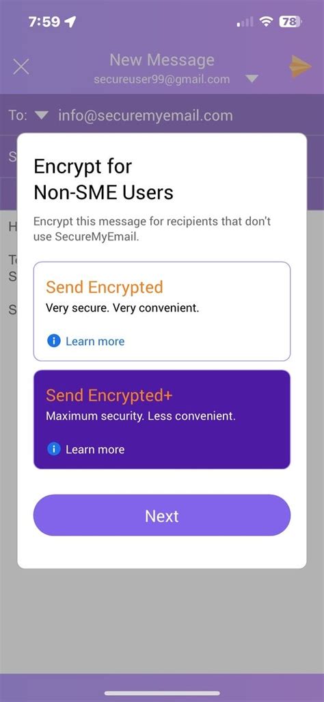 how to send an encrypted text on iphone