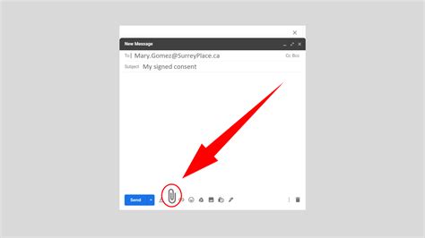 how to send attachment on gmail