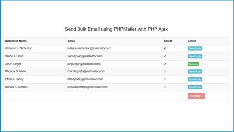How To Send Bulk Email Using Php Mysql