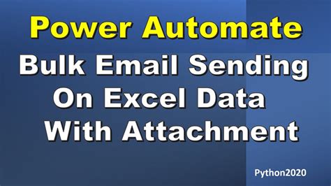How To Send Bulk Email Using Power Automate