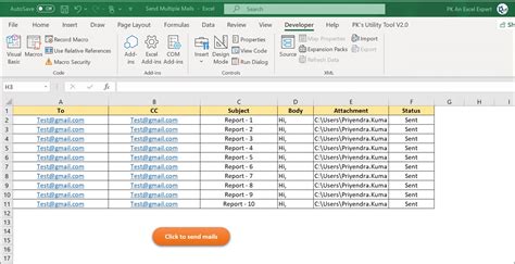 How To Send Bulk Emails From Excel