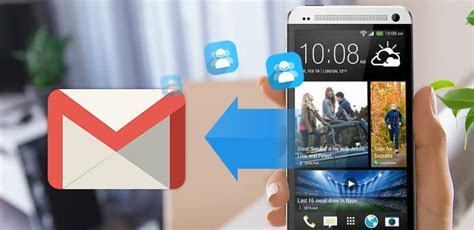 how to send contacts from android to gmail