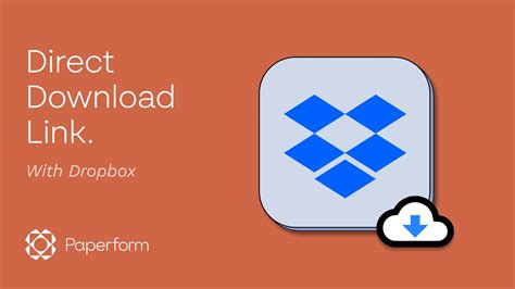 how to send dropbox link for download