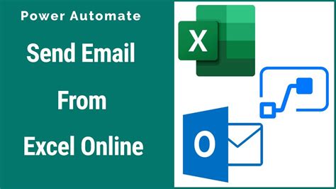 how to send email from excel using power automate
