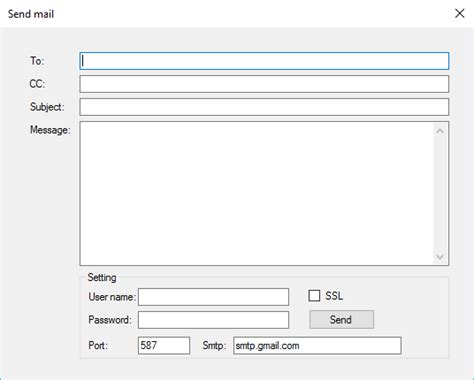how to send email using gmail smtp c#