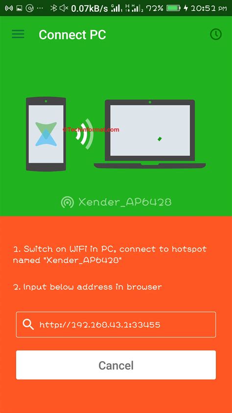 how to send files from pc to pc using xender