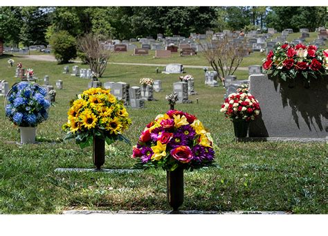 how to send flowers to a cemetery