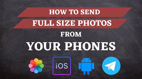 how to send full size video from iphone to android