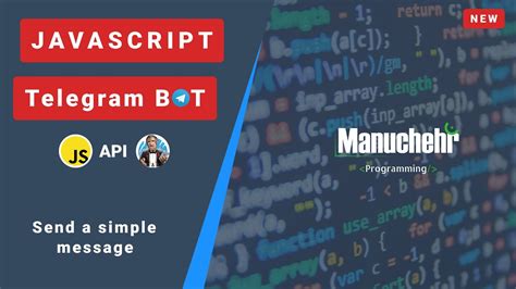how to send javascript code in telegram
