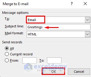 how to send mail from excel sheet