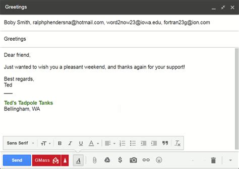 how to send mail in gmail inbox