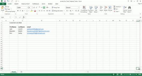 how to send mass email from excel sheet