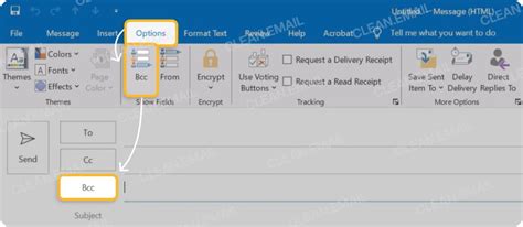 how to send mass email in outlook using bcc