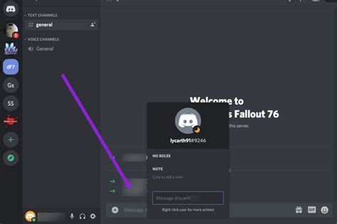 how to send message on discord without adding
