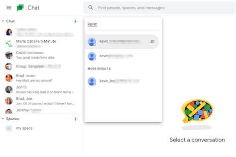 how to send message request in google chat