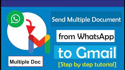 how to send multiple documents on gmail