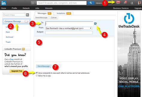 how to send multiple messages on linkedin