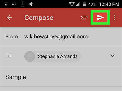 how to send picture from android to email address