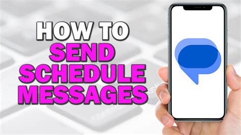 how to send scheduled messages in google chat