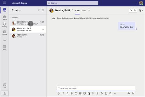 how to send secure message in teams