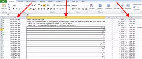 how to send sms from excel sheet
