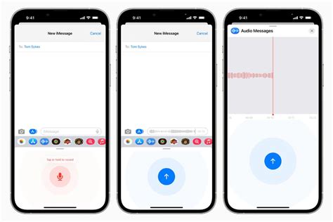 Sending Voice Memo on iOS 16