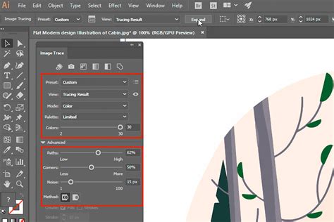 how to separate a vector image in illustrator