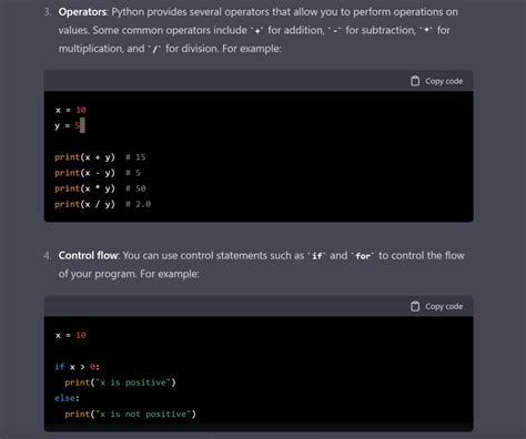 how to separate code in python
