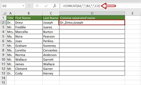 how to separate data in excel using formula
