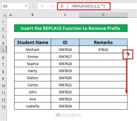 how to separate prefix in excel