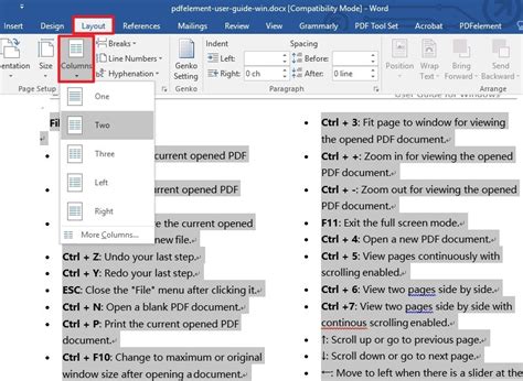 How To Separate Section In Word